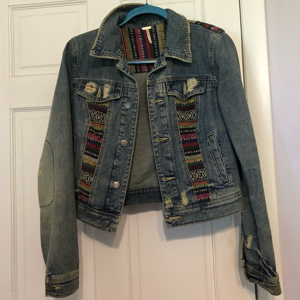 Vintage Free People denim jacket